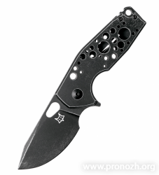   Fox Knives Suru, BlackWash Blade, BlackWash Aluminium Handle