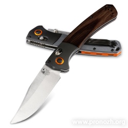   Benchmade Hunt Crooked River, Crucible CPM S30V Steel, Satin finish Blade