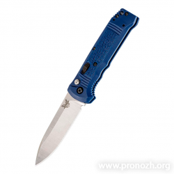    Benchmade Casbah, Crucible CPM S30V Steel, Satin Finish Blade, Blue Grivory Handle