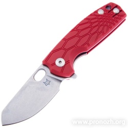   Fox Knives Baby Core, Stonewashed Blade, Red FRN Handle