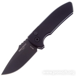    Pro-Tech SBR,  DLC Coated Blade, Black  Aluminum Handle 