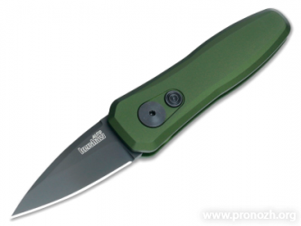    Kershaw Launch 4, DLC coated Blade, OD Green Aluminum Handle