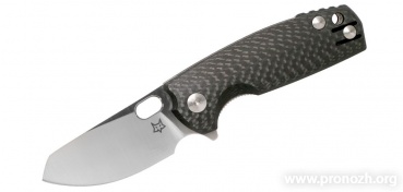   Fox Knives Baby Core, Satin finish Blade, Carbon Fiber Handle