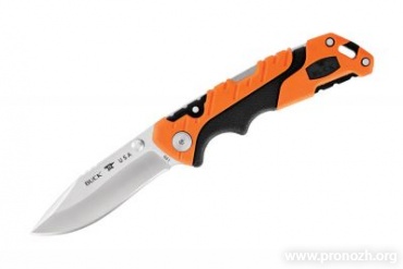   Buck Pursuit Small Knife Orange GRN Handle