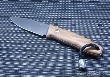   Lion Steel M-1, Satin Finish Blade, Olivewood Handle