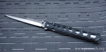   Cold Steel Ti-Lite 6",  Satin Finish Blade, Aus 8A Steel, Black Zytel Handle