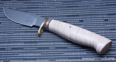   White River  Traditional Clip Point, Tiger Stripe Maple Handle