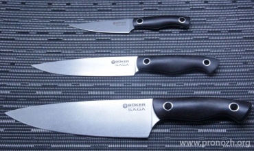    Boker  Saga Grenadill Knife Set