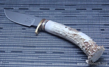   White River  Traditional Clip Point, Antler Handle