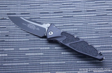   Microtech Socom Elite Clip Point, 2-Tone Blade,  Black Standard