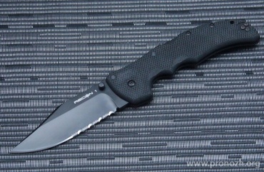   Cold Steel Recon 1 Clip Point, Teflon Coated  Aus 8A Steel, Black G-10 Handle, Half Serrated