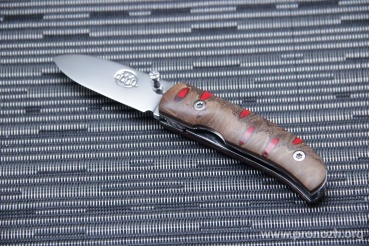    CITADEL  Coubi,  Banksia Wood  with Red Acrylic Accents Handle