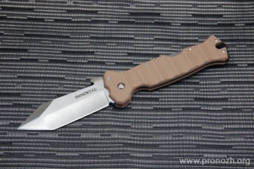  Cold Steel  Immortal, Satin Finish Blade, Carpenters CTS XHP, Coyote Tan G10 Handle