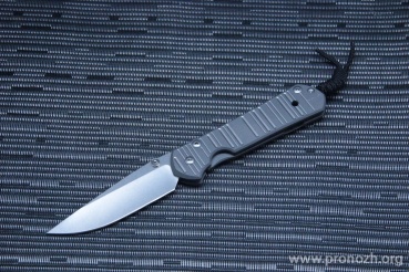   Chris Reeve Large Sebenza 21 Computer Generated Graphics "Think Twice Code"