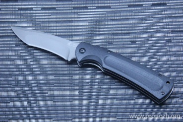   Hikari Knives, Higo Folder, Black G-10 Handles, Bead Blast D2 Tool Steel