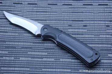   Hikari Knives, Higo Folder, Black G-10 Handles, Satin Finish AUS-8A Steel