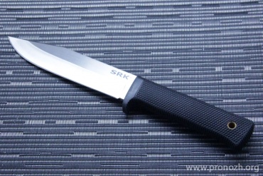   Cold Steel SRK (Survival Rescue Knife), Satin Finish Blade, VG-1 San-Mai Steel, Black Kraton Handle