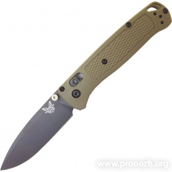   Benchmade  Bugout, Crucible CPM S30V Steel, DLC Coated Blade, Ranger Green Grivory Handle