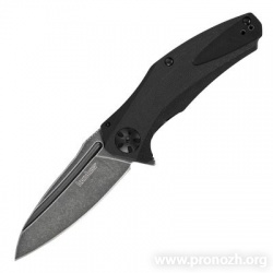   Kershaw Natrix, 8Cr13MoV Steel, Blackwashed Blade, Black G-10 Handle 