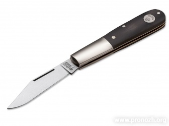 Складной нож Boker - Solingen Barlow, Polished  Blade, 440C Steel, Grenadilla African Blackwood Handle