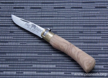Складной нож Antonini Knives  Old Bear Olive S, Satin Finish, Olive Wood Handle