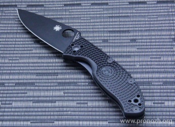 Складной нож Spyderco Tenacious Lightweight, Black Blade, 8Cr13MoV Steel, Black FRN Handle