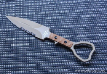   Halfbreed Blades Knives CCK-01 (Compact Clearence Knife) Gen-2 Dark Earth