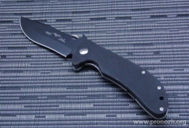  Emerson  Iron Dragon, DLC Coated Blade, Black G-10 / Titanium Handle