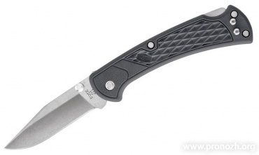   Buck 112 Ranger Slim Select, 420HC Steel,  Stonewash Blade, Gray GRN Handle