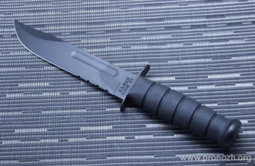   KA-BAR  Full-Size Fighting/Utility, Black Blade, Combo Edge