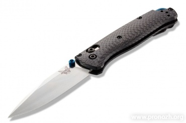   Benchmade  Bugout, Crucible CPM S90V Steel, Satin Finish Blade, Carbon Fiber Handle