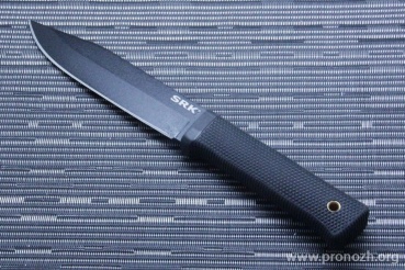   Cold Steel SRK (Survival Rescue Knife), Teflon Coated Blade, SK-5 Carbon Steel, Black Kraton Handle