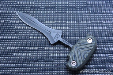   RMJ Tactical Reaver Push Dagger, Dirty Olive G-10