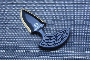   Heretic Knives Sleight Push Serrated Titanium Nitride