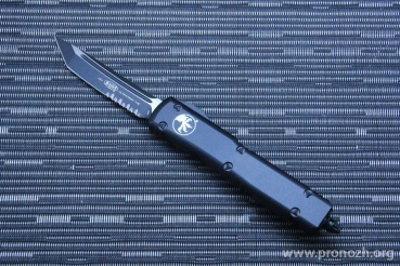 Автоматический складной нож фронтального выброса Microtech Ultratech T/E, Tactical  Partial Serrated Standard