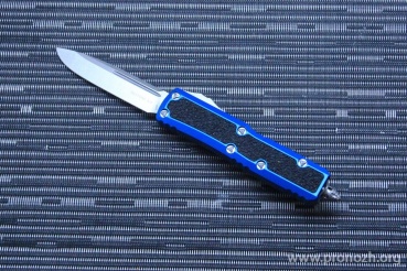 Автоматический складной нож фронтального выброса Microtech Daytona S/E, Signature Series Blue Stonewash Standard