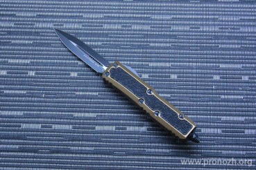 Автоматический складной нож фронтального выброса Microtech Daytona D/E, Signature Series Tan Standard