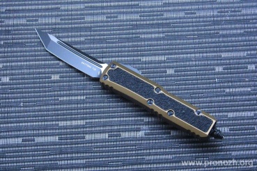 Автоматический складной нож фронтального выброса Microtech Daytona T/E, Signature Series Tan Standard 