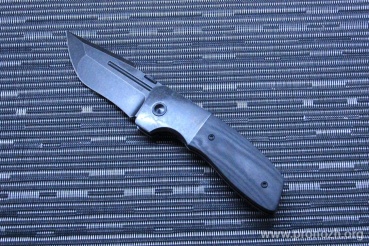   Begg Knives One, Blackwash Blade, VG-10 Steel, Stainless Steel / Black G-10 Handle