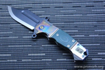 �������� ��� Andre de Villiers Badlands 2 Titanium Acid Rain Inlay Green G-10, Bead Blast Blade, S35VN Steel