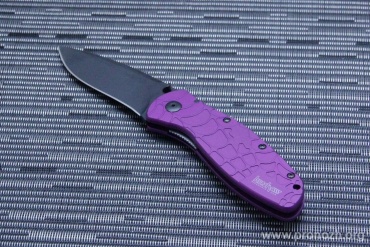 Складной нож Kershaw Blur, Crucible CPM 154CM Steel, DLC Coated Blade, Purple Aluminium Handle