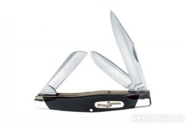 Многофункциональный складной нож Buck Stockman Black Valox