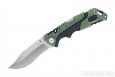   Buck Pursuit Large Knife Green GRN Handle