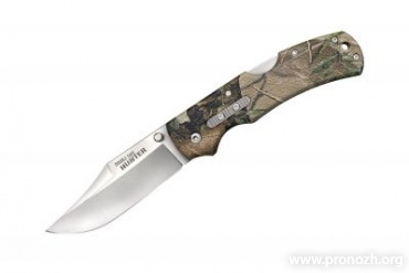 Складной нож Cold Steel Double Safe Hunter, 8Cr13MoV Steel, OD Green Camo GRN Handle
