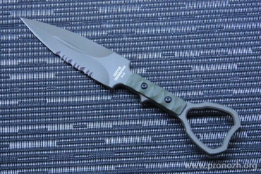   Halfbreed Blades Knives CCK-01 (Compact Clearence Knife) Gen-2 Ranger Green