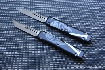 Microtech Ultratech Molon Labe SET Hellhound & Warhound, Signature Series, Brozed Apocalyptic Standard