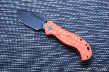   Halfbreed Blades Knives LBF-01 GEN 2 (Large Bush Folder) Hi-Viz Orange