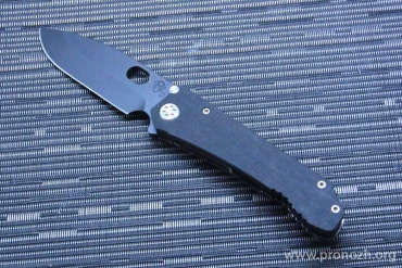   Medford Knife & Tool Deployment Folding Knife, PVD Blade, D2 Tool Steel, Black Titanium Handle
