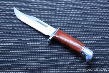  Buck  Special - Heritage Series, 420HC Steel, Dymalux Cocobolo Wood Handle, Leather Sheath