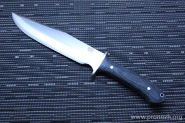   Bark River Highwayman IV, Black Canvas Micarta Handle